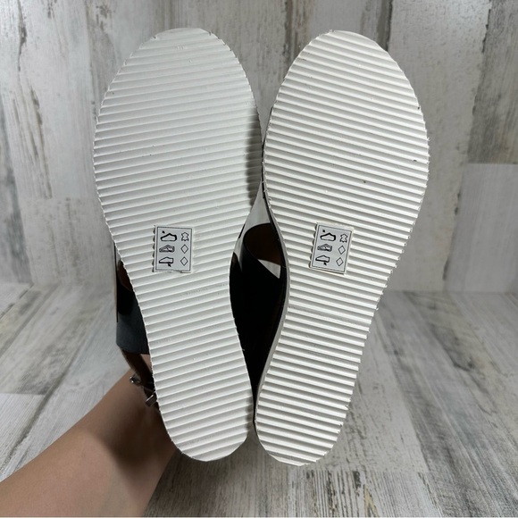 New Crevo Vickee Cork Sling Back Wedge Heel Sandal in Snake #118 - Picture 10 of 12